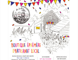 Boutique éphémère d'artisanat local