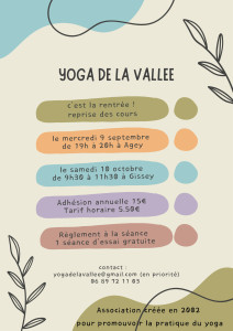 Crédits photo : Yoga de la Vallée