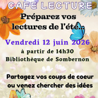 Café lecture : préparez vos lectures de l'été !