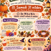 Atelier créatif spécial Halloween