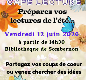 Café lecture : préparez vos lectures de l'été !