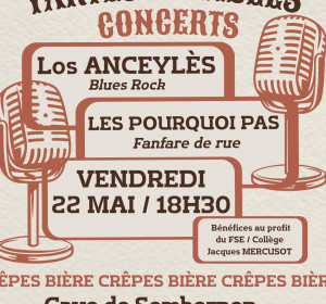 Soirée concerts / tartes flambées 