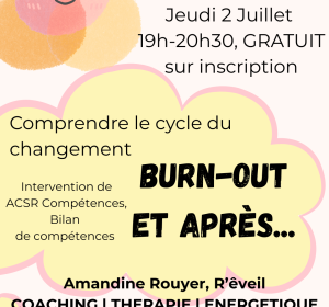 Atelier conférence, burn-out et après ?