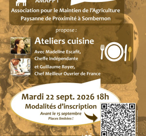 Ateliers de cuisine AMAPP’i avec Madeline Escafit et Guillaume Royer