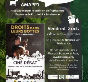 Ciné-débat : "Droits dans leurs Bottes" en présence de Nathalie Lay, Réalisatrice